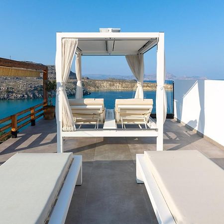 Lindos Shore Summer House With Jacuzzi And Sea View !!! Buitenkant foto