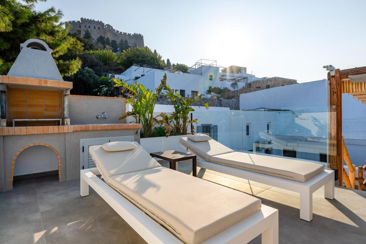 Lindos Shore Summer House With Jacuzzi And Sea View !!! Buitenkant foto