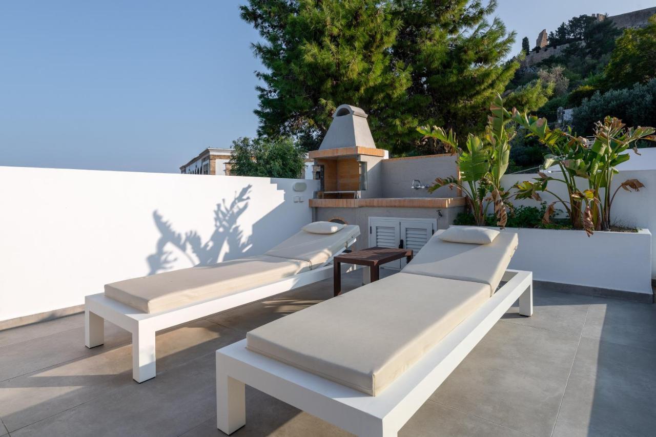 Lindos Shore Summer House With Jacuzzi And Sea View !!! Buitenkant foto