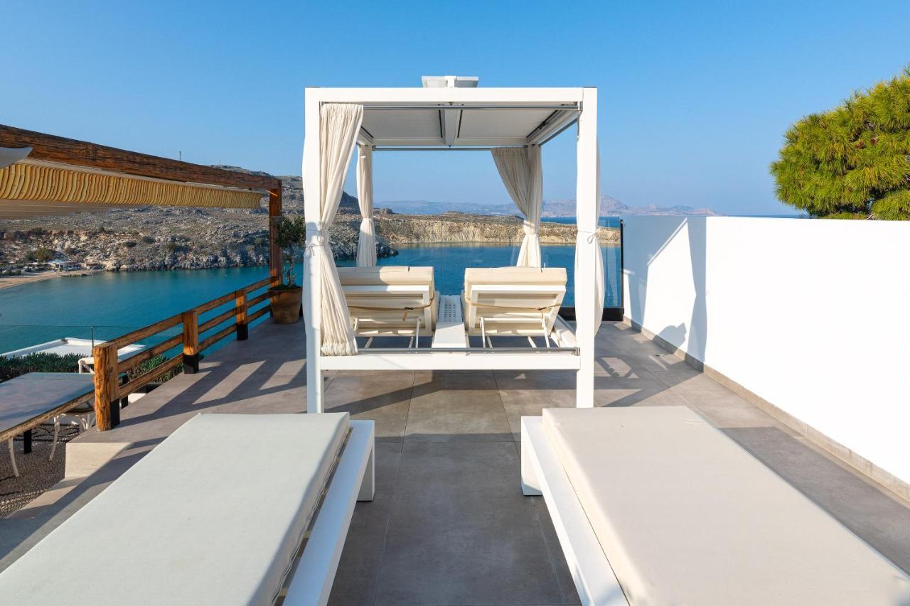 Lindos Shore Summer House With Jacuzzi And Sea View !!! Buitenkant foto