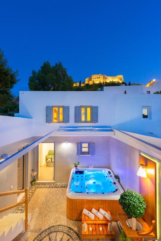 Lindos Shore Summer House With Jacuzzi And Sea View !!! Buitenkant foto