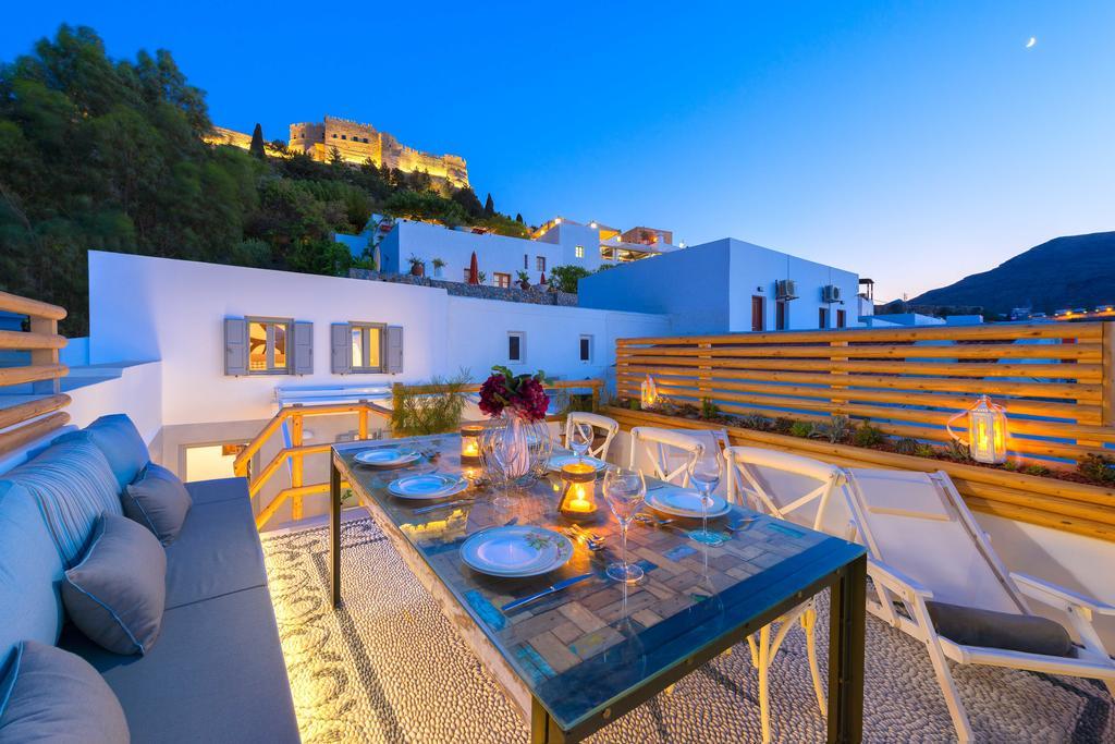Lindos Shore Summer House With Jacuzzi And Sea View !!! Buitenkant foto